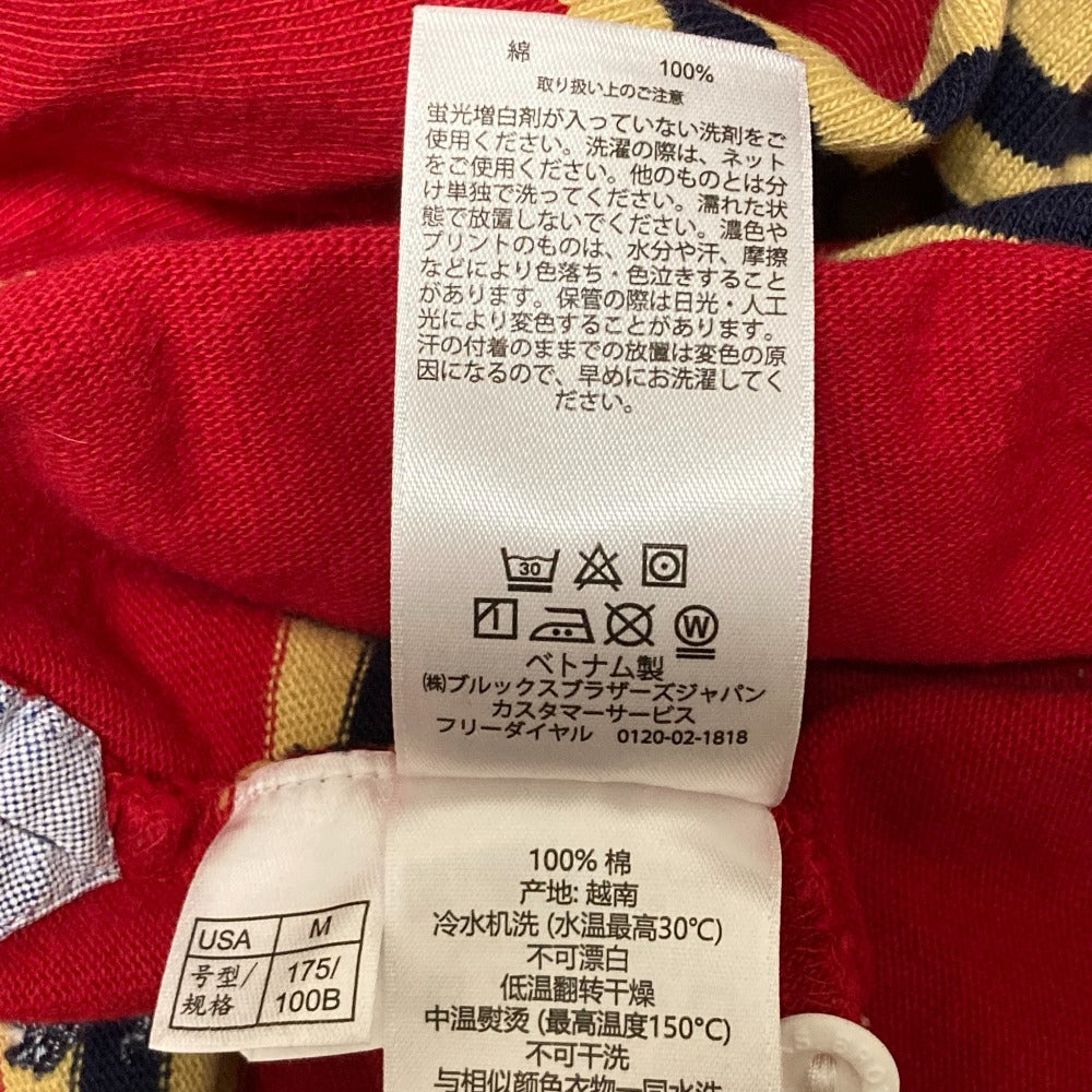 ブルックスブラザーズ オックスフォードボーダー長袖カットソー
