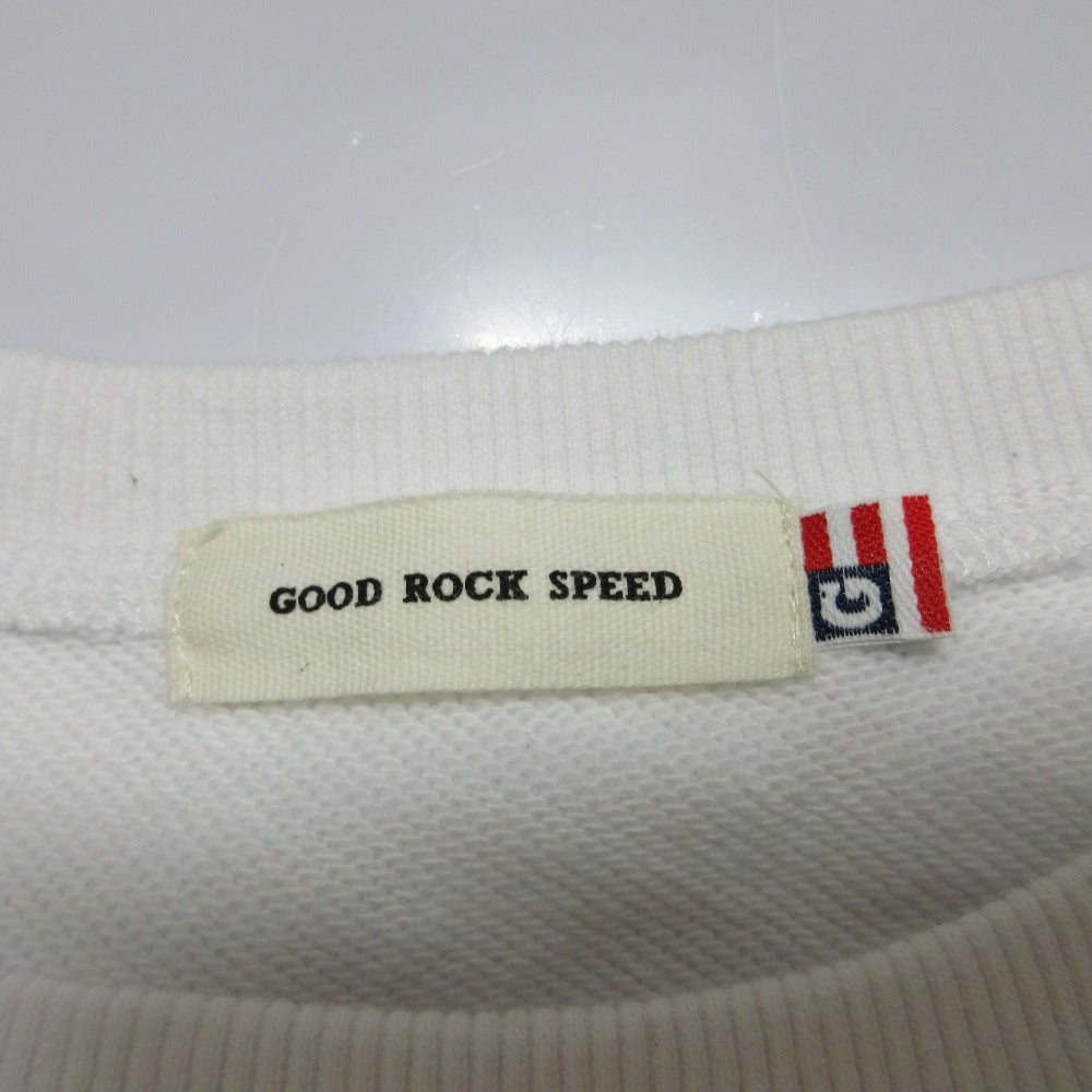 GOOD ROCK SPEED カレッジプリント コットンスウェット