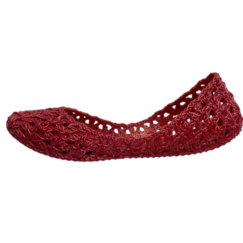 メリッサ カンパーナ Crochet ラバー フラットシューズ