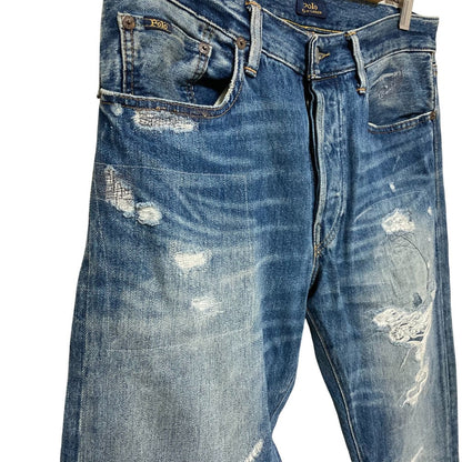 ポロ ラルフ ローレン THE VARICK SLIM STRAIGHT デニムパンツ