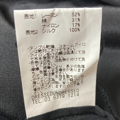 DRESSEDUNDRESSED アシンメトリーワンピース
