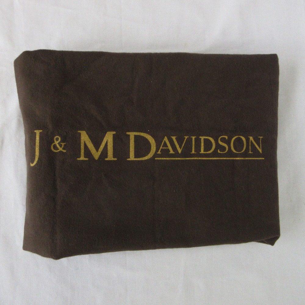 J&M デヴィッドソン チェーンカーフレザーショルダーバッグ