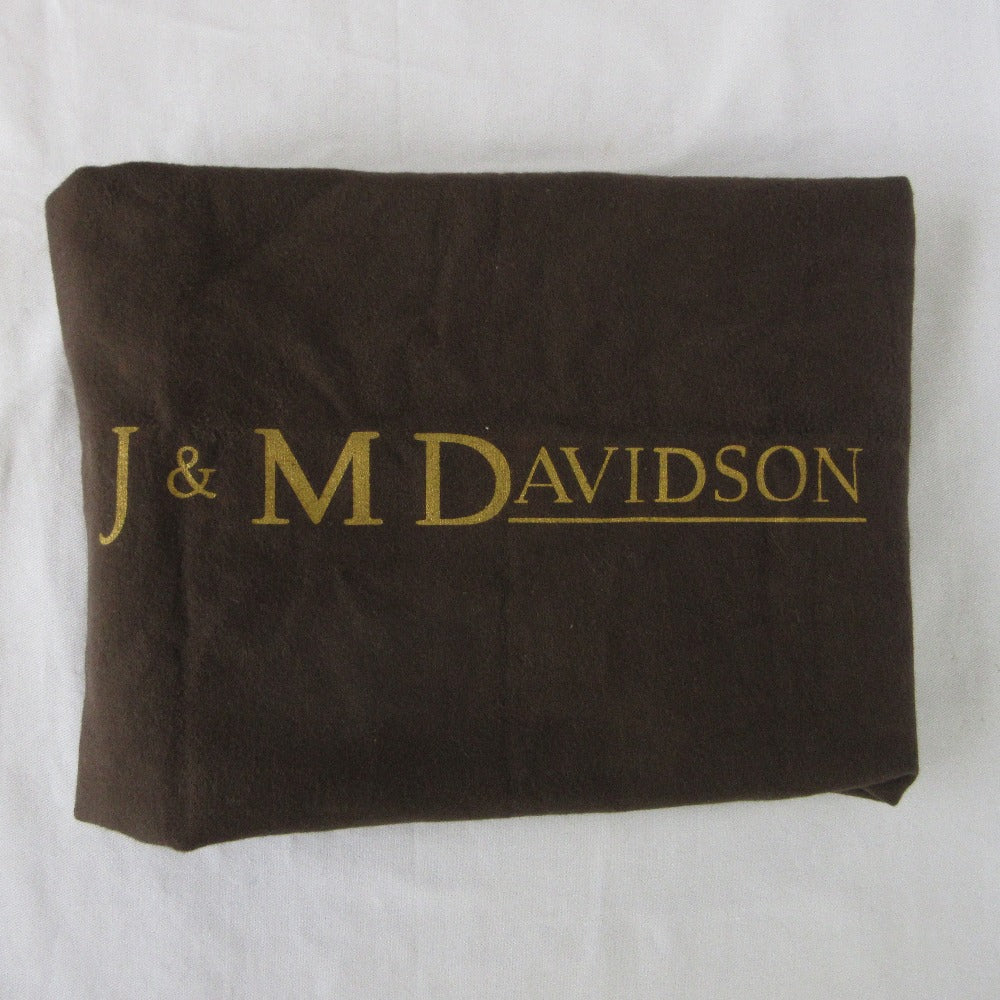J&M デヴィッドソン チェーンカーフレザーショルダーバッグ