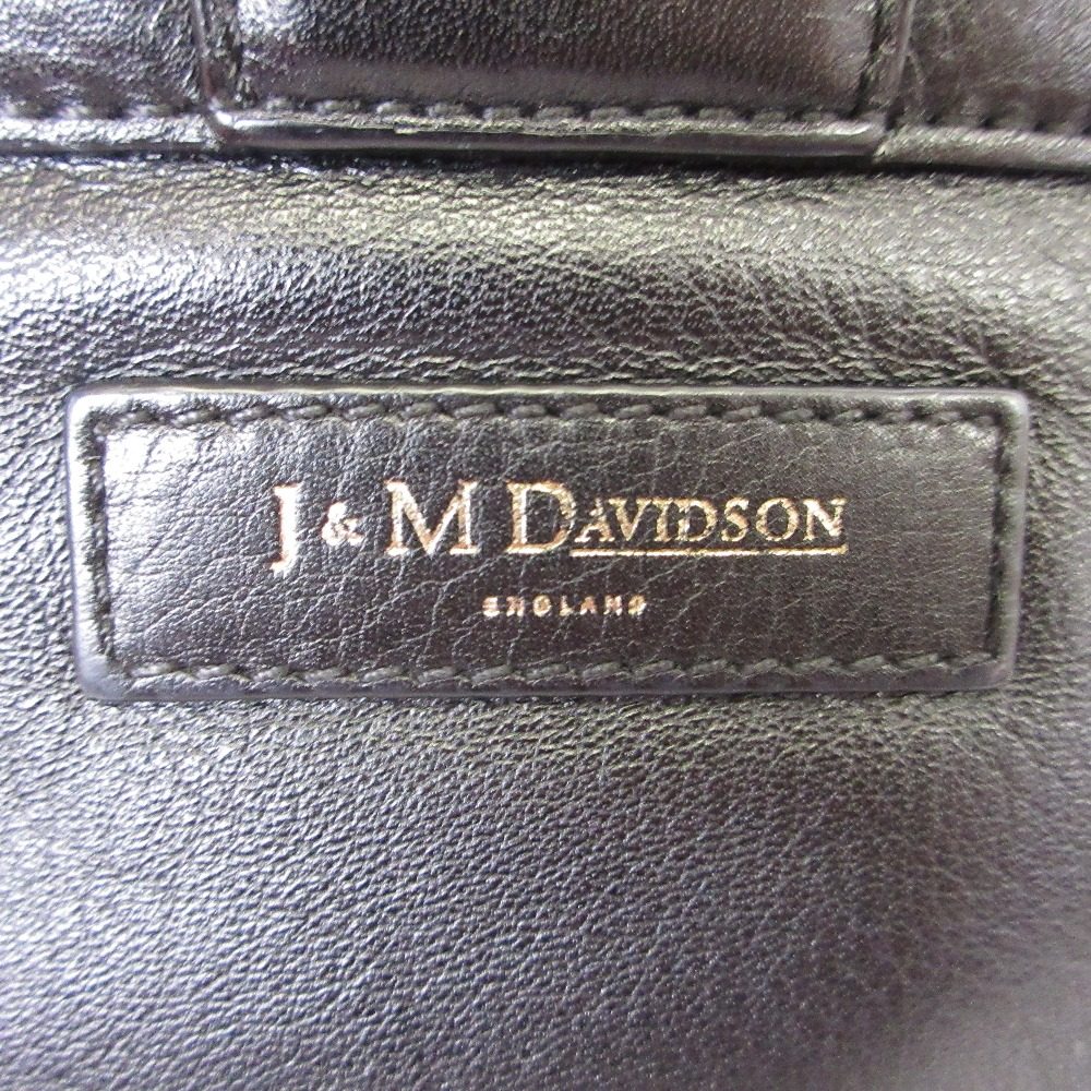 J&M デヴィッドソン チェーンカーフレザーショルダーバッグ