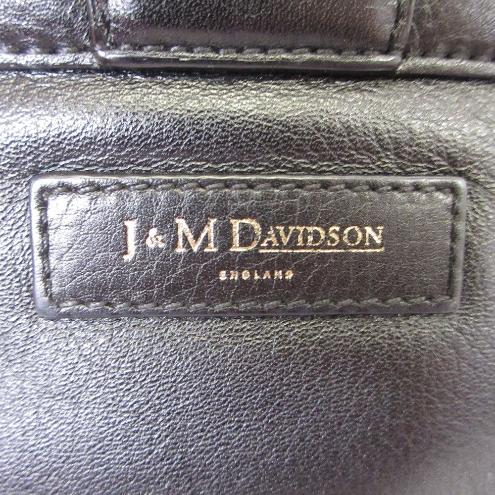 J&M デヴィッドソン チェーンカーフレザーショルダーバッグ