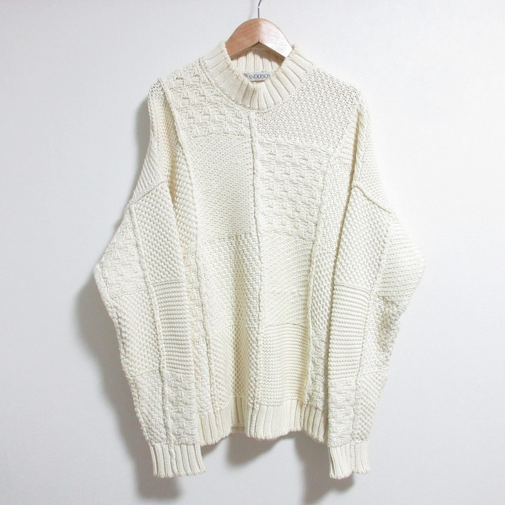 JW Anderson パッチワーク チャンキーニットセーター