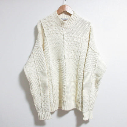 JW Anderson パッチワーク チャンキーニットセーター