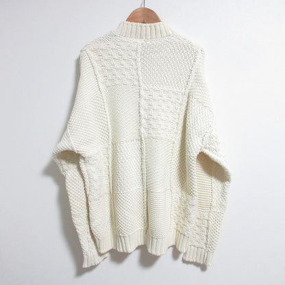 JW Anderson パッチワーク チャンキーニットセーター