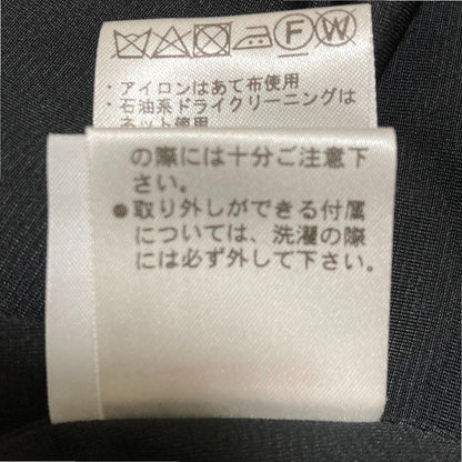 レオナール フラワープリント ウールワンピース