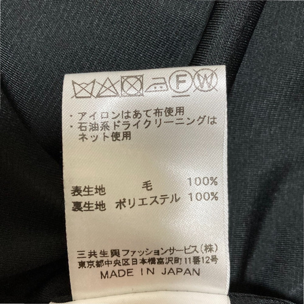 レオナール フラワープリント ウールワンピース