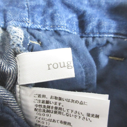 roughlow フリンジデニムパンツ