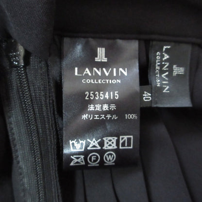 ランバンコレクション サテンプリーツショートパンツ