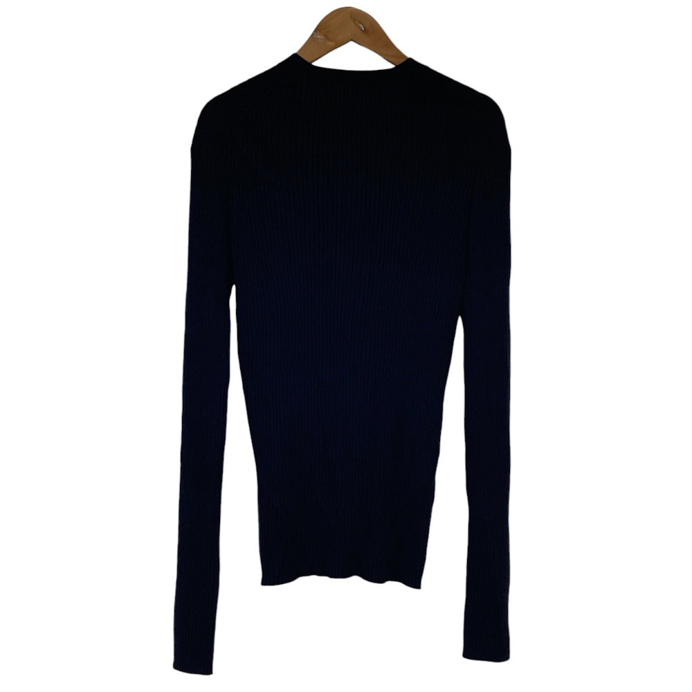 セオリー NEW WASHABLE WOOL VNECK RIB CARDI ウールカーディガン