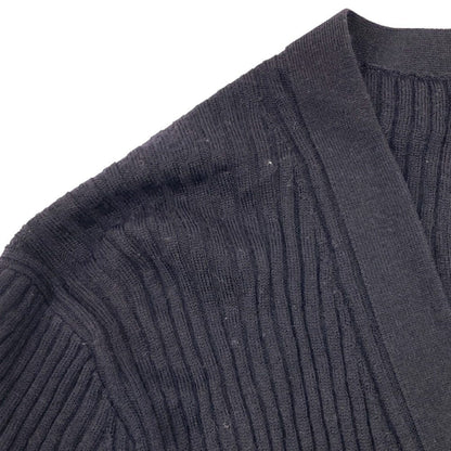 セオリー NEW WASHABLE WOOL VNECK RIB CARDI ウールカーディガン