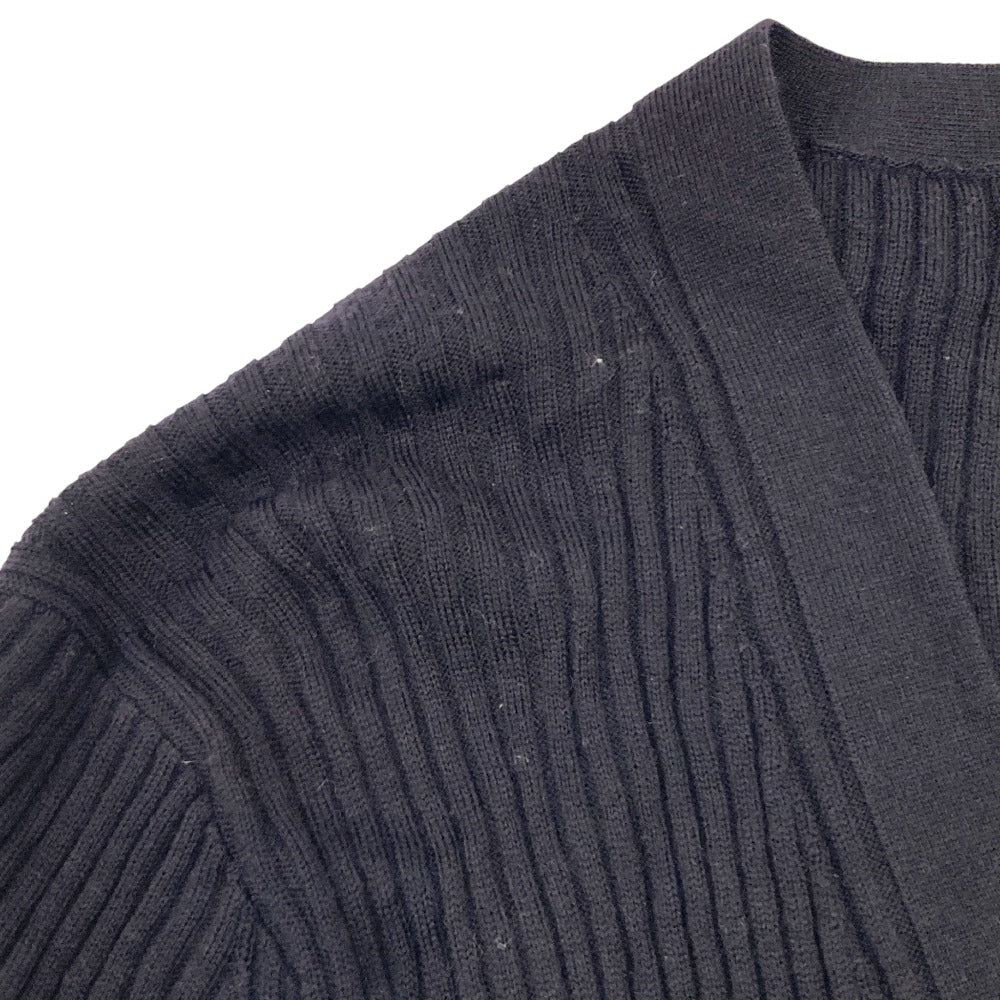セオリー NEW WASHABLE WOOL VNECK RIB CARDI ウールカーディガン