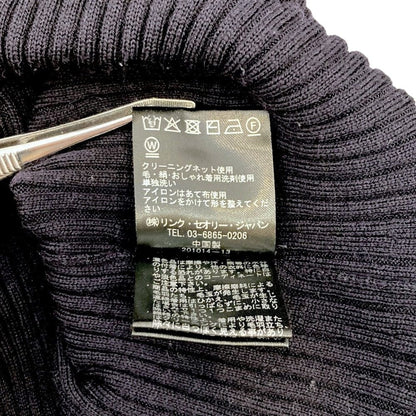 セオリー NEW WASHABLE WOOL VNECK RIB CARDI ウールカーディガン