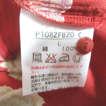 BABY PINK HOUSE テディベアパッチワーク長袖シャツ