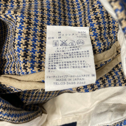 45R 千鳥格子ウールスカート