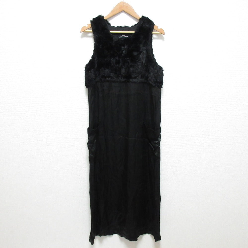 tricot COMME des GARCONS サテンドッキングワンピース