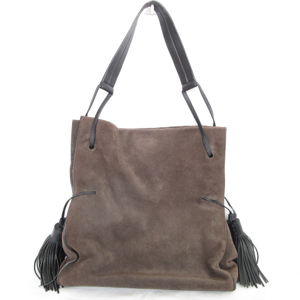 オールセインツ FREEDOM BUCKET スエードショルダーバッグ