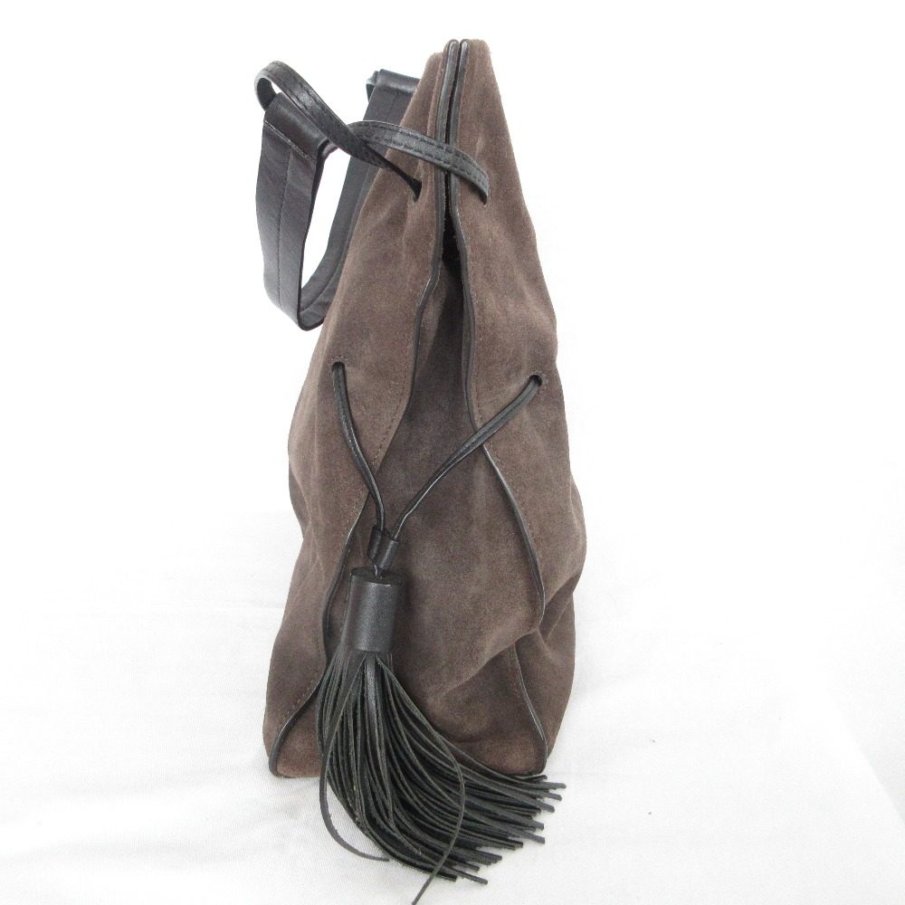 オールセインツ FREEDOM BUCKET スエードショルダーバッグ