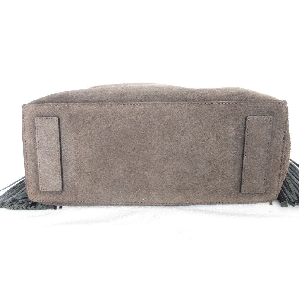 オールセインツ FREEDOM BUCKET スエードショルダーバッグ