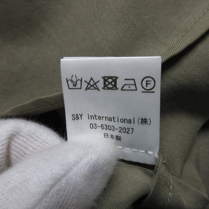 ラムシェ 長袖ロングシャツワンピース