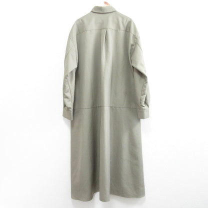ラムシェ 長袖ロングシャツワンピース