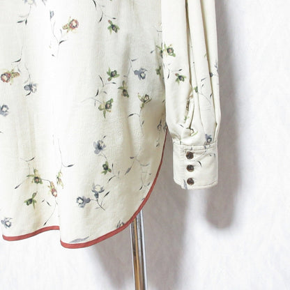 クラネ DRESS FLOWER TOPS フラワープリントブラウス