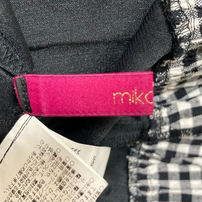 THIRD MAGAZINE mikomori コットンシルクギンガムロングスカート