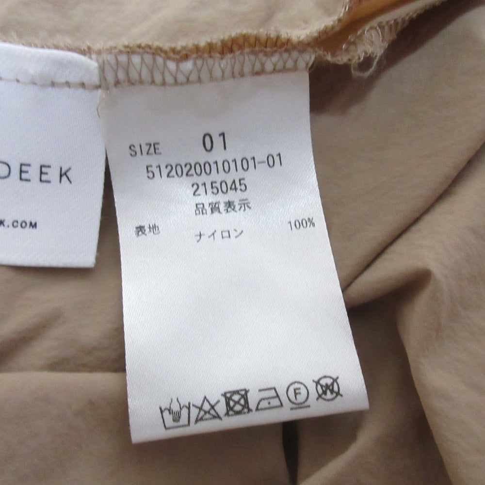 ELENDEEK ナイロン2WAYワンピースコート