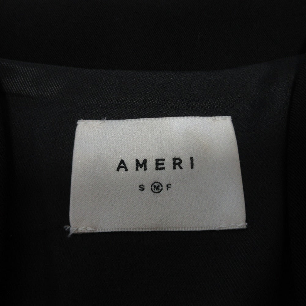 AMERI ウェーブカラーショートジレベスト