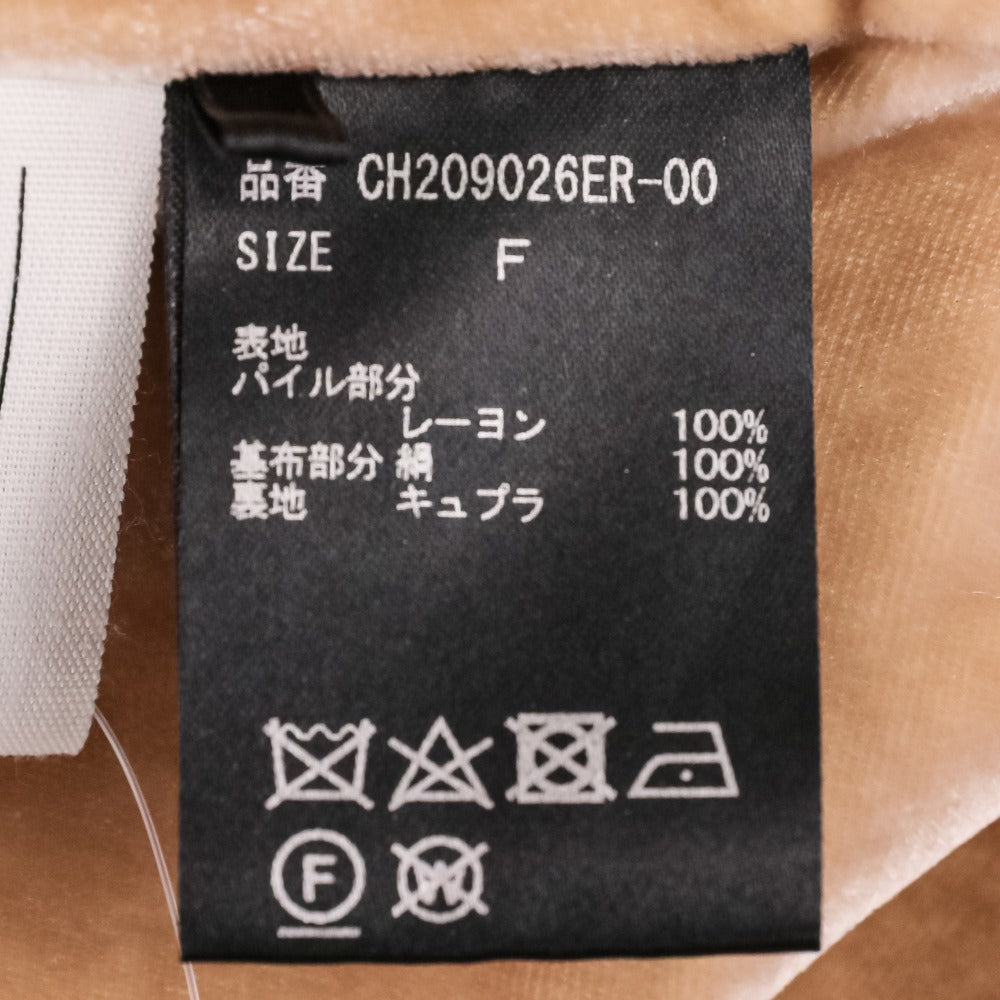 カオス シルクベルベットワンピース