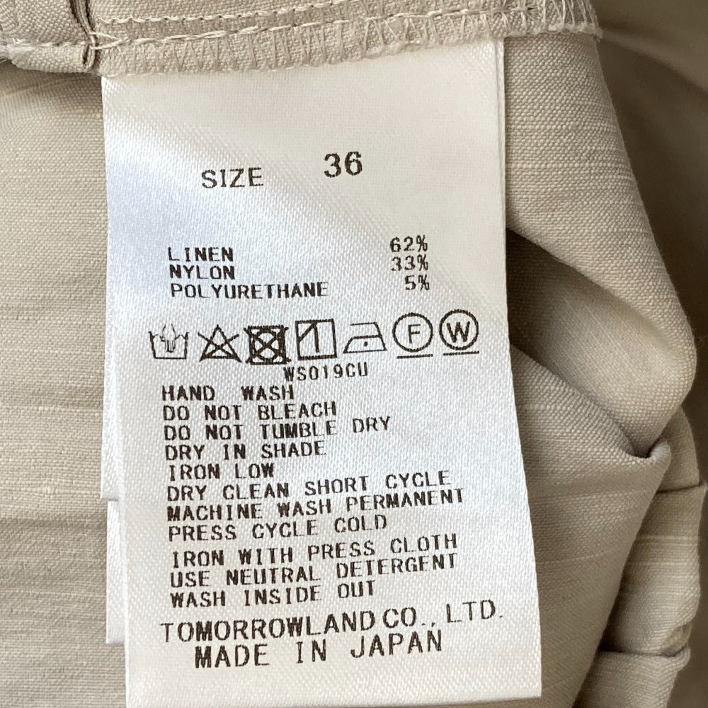DES PRES リネンナイロンストレッチスカート