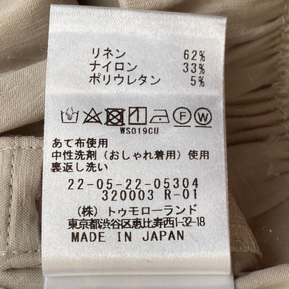 DES PRES リネンナイロンストレッチスカート
