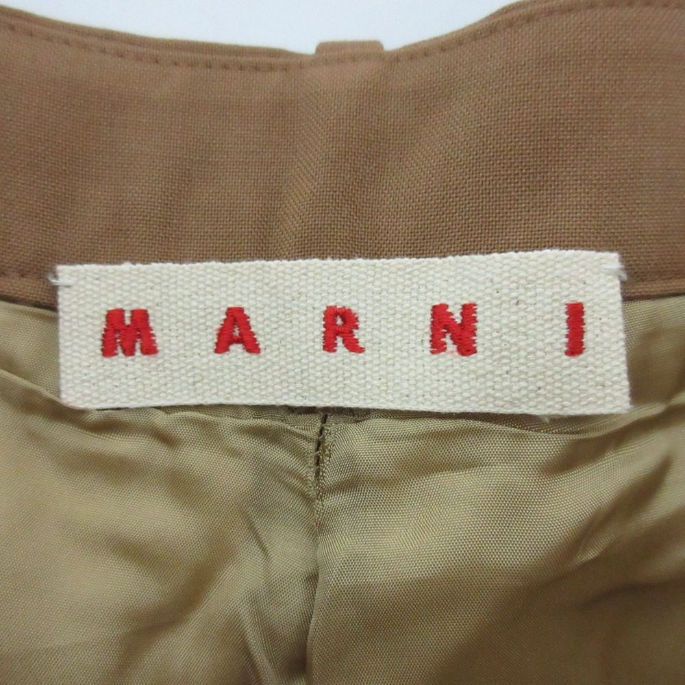 マルニ 裾ジップブーツカットパンツ
