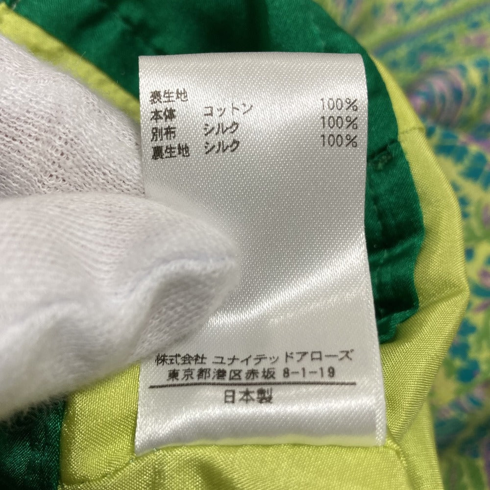BLAMINK ペイズリー フレンチスリーブワンピース