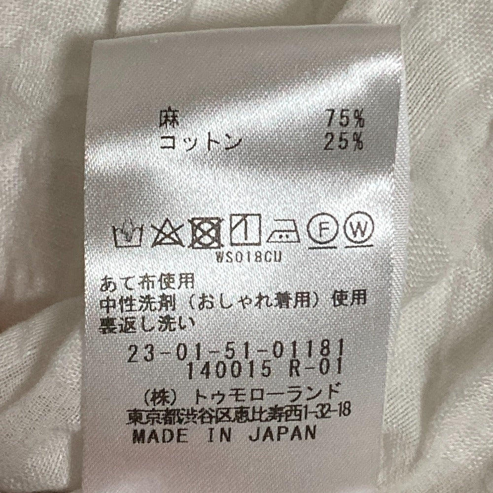 ギャルリーヴィー シアーチェックワイドシャツ