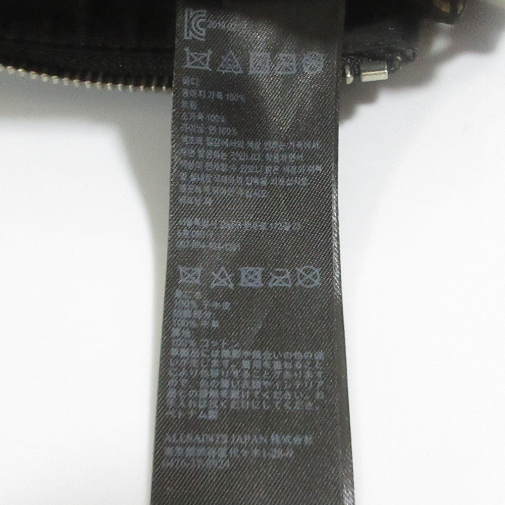 オールセインツ SLIVER MINI RND XBODY パイソン型押しショルダーバッグ