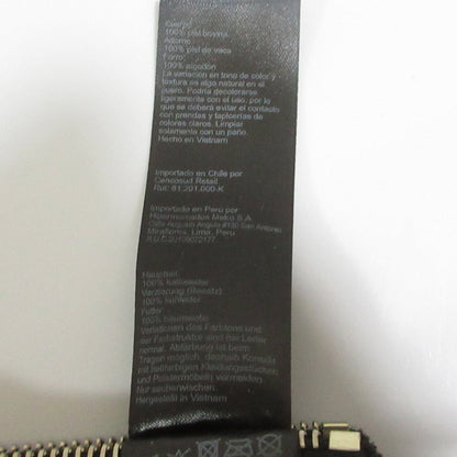 オールセインツ SLIVER MINI RND XBODY パイソン型押しショルダーバッグ