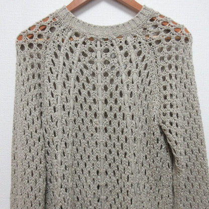 UN3D. メッシュフリンジニットプルオーバー
