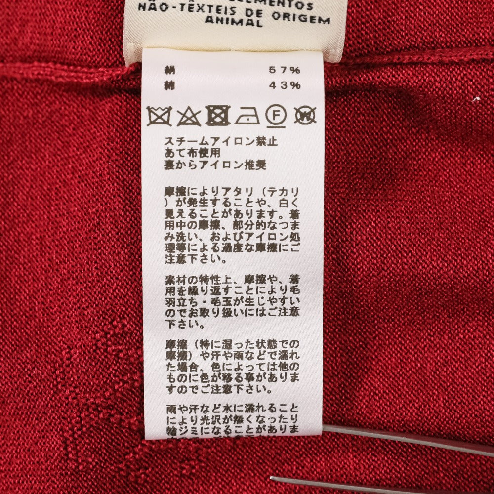 エルメス Hリフト シルクコットンニットカーディガン38