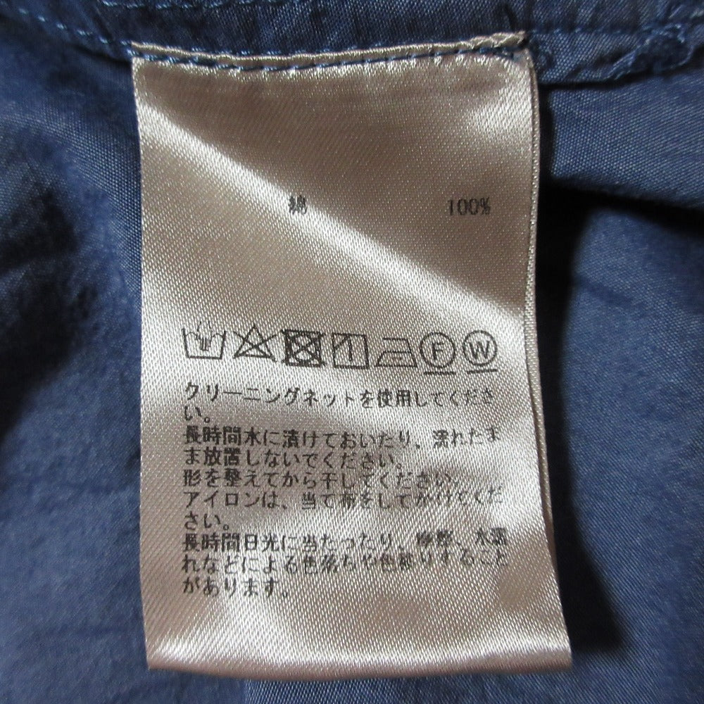 PLAIN PEOPLE フーデッド長袖シャツワンピース