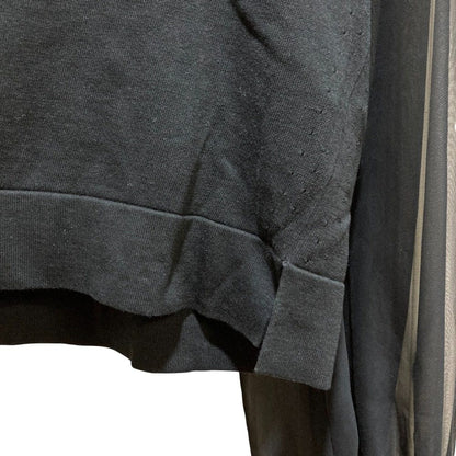 ハイク CREW NECK CROPPED SWEATER WITH SHEER SLEEVES ニットカットソー