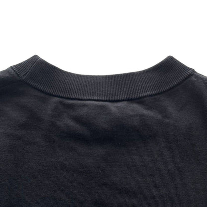 ハイク CREW NECK CROPPED SWEATER WITH SHEER SLEEVES ニットカットソー