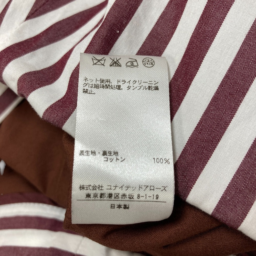 ドゥロワー ストライプワイドパンツ
