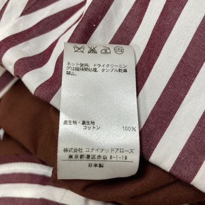 ドゥロワー ストライプワイドパンツ