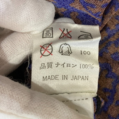 ジャンポールゴルチエ ペイズリー パワーネット ロングスリーブカットソー