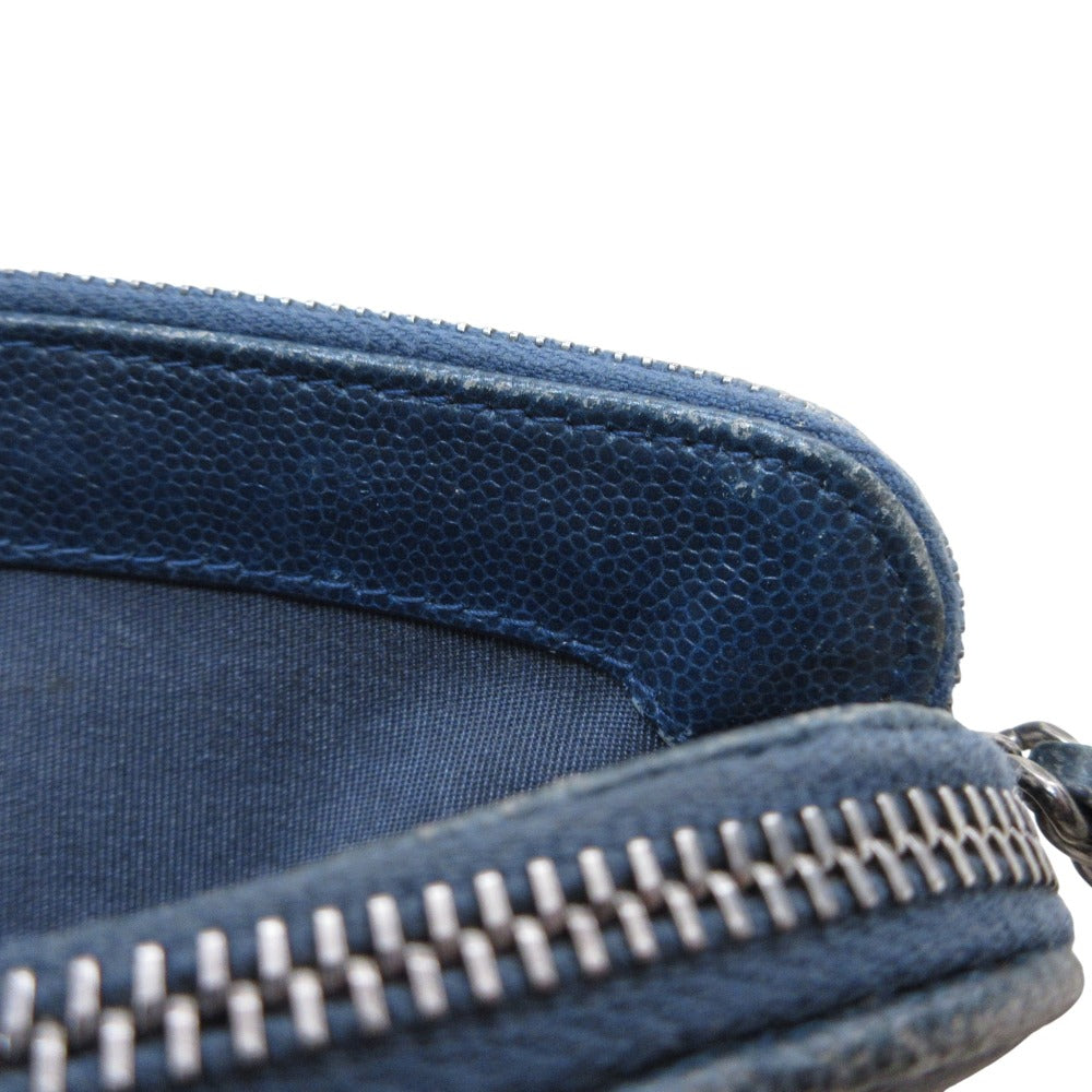シャネル マトラッセ キャビアスキン 2wayチェーンウォレット