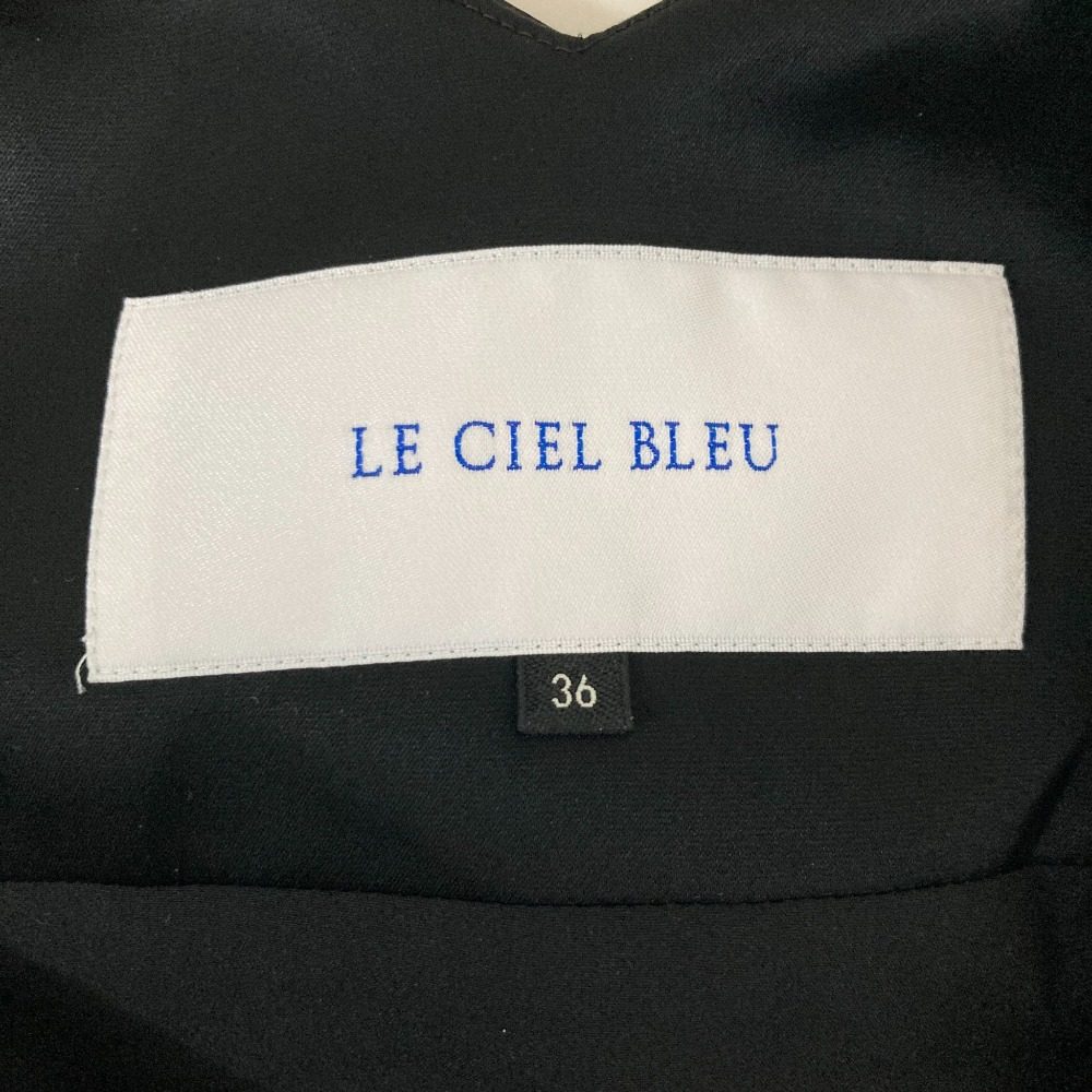 LE CIEL BLEU サテンワンピース